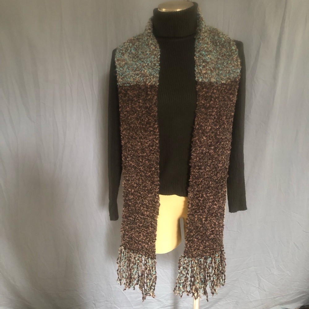 Hand-Knit Extra-Long Scarf